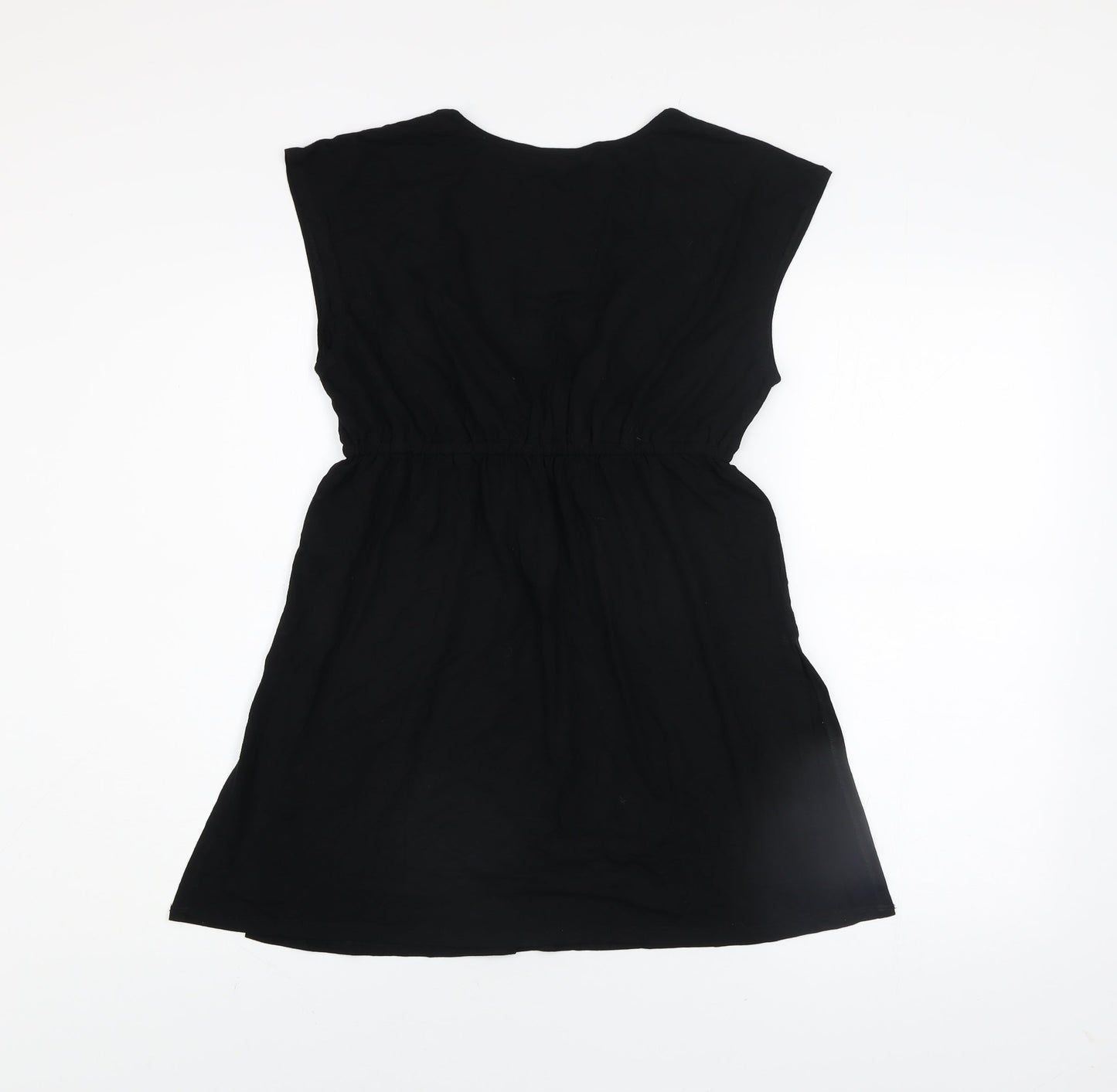 Marks and Spencer Autograph Women's Black Size 14 Sleeveless Shift Dress