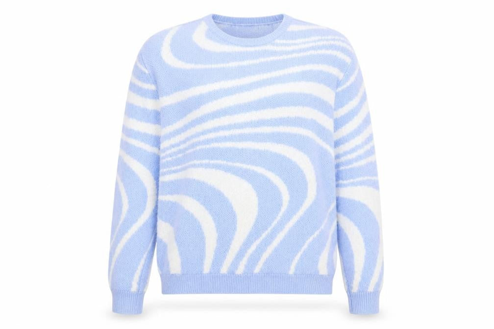 Womens UK Size M ASOS Design Blue Pullover Jumper