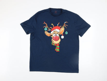 Mens UK Size XL NEXT Blue  T-Shirt