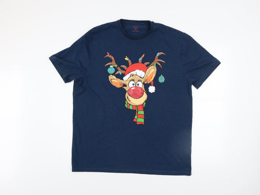 Mens UK Size XL NEXT Blue  T-Shirt