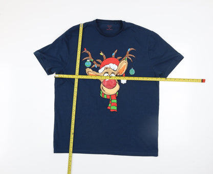 Mens UK Size XL NEXT Blue  T-Shirt