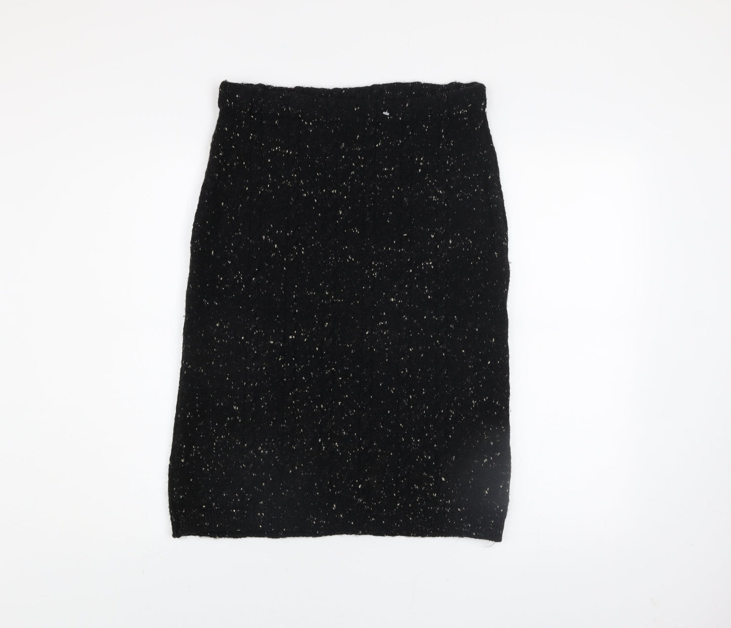 Next Women’s Black Wool Knit Pencil Skirt Size L