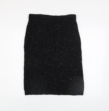 Next Women’s Black Wool Knit Pencil Skirt Size L