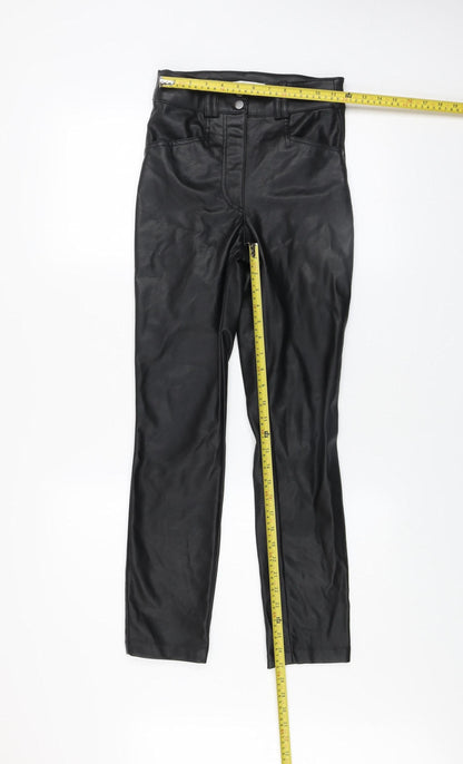 Womens UK Size 6 H&M Slim Fit Leggings Black Trousers