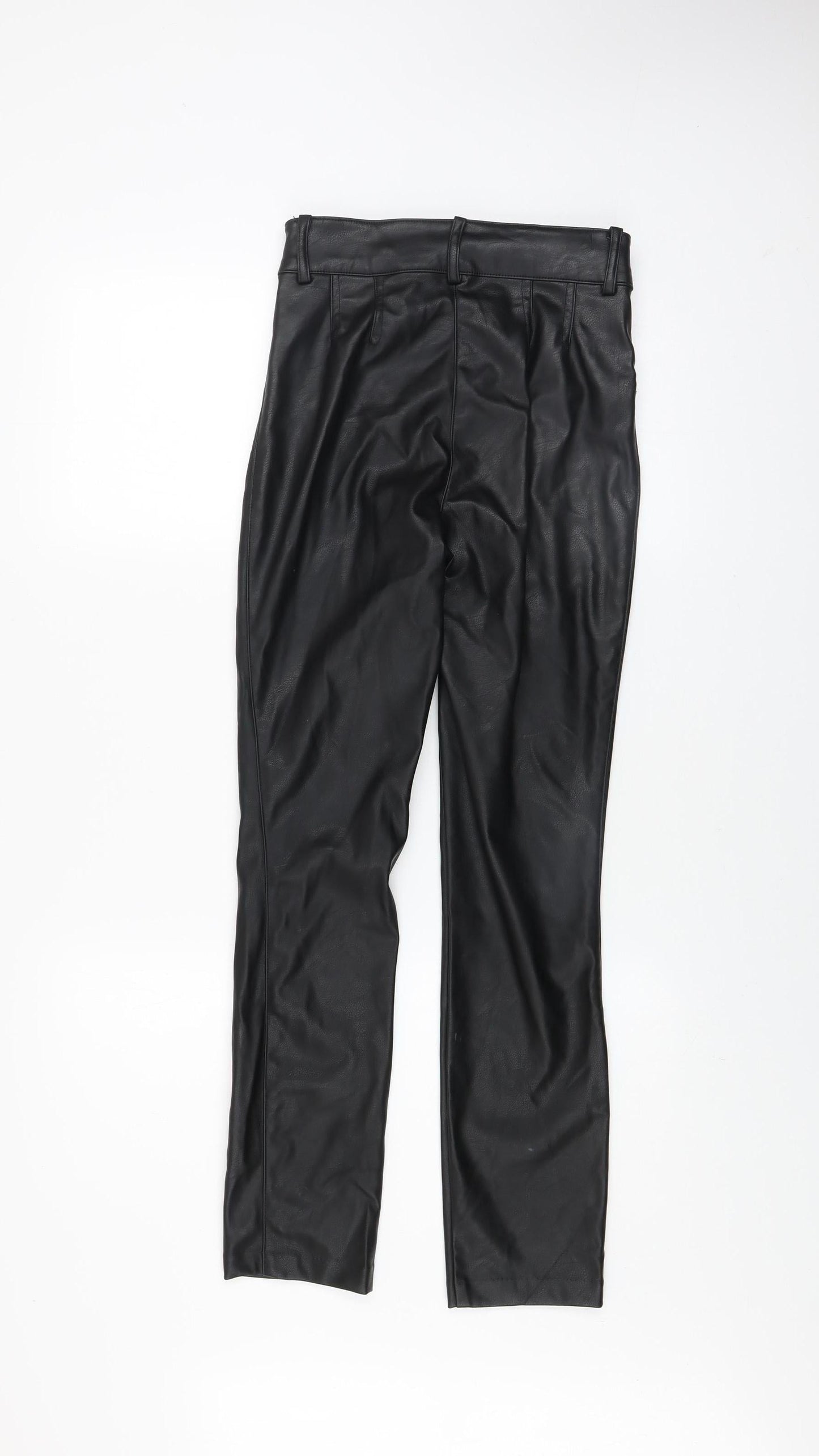 Womens UK Size 6 H&M Slim Fit Leggings Black Trousers