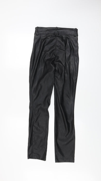 Womens UK Size 6 H&M Slim Fit Leggings Black Trousers