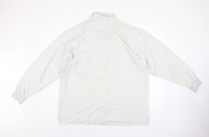 Department Clothing Men's Grey XL Cotton Long Sleeve Button-Up Shirt