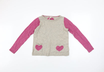 Womens UK Size 6 White Stuff Beige Pullover Jumper
