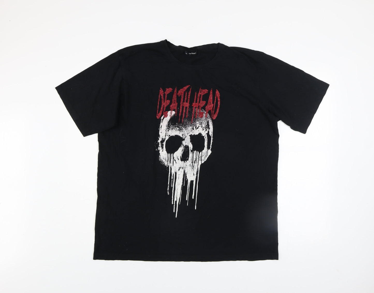 The Kooples Men's Black XL Skull Graphic Print T-Shirt