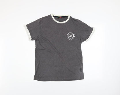 Mens UK Size M Pierre Cardin Grey  T-Shirt