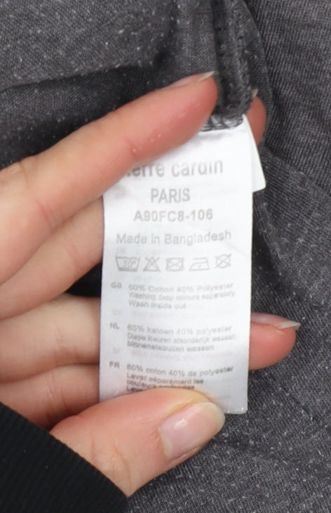 Mens UK Size M Pierre Cardin Grey  T-Shirt