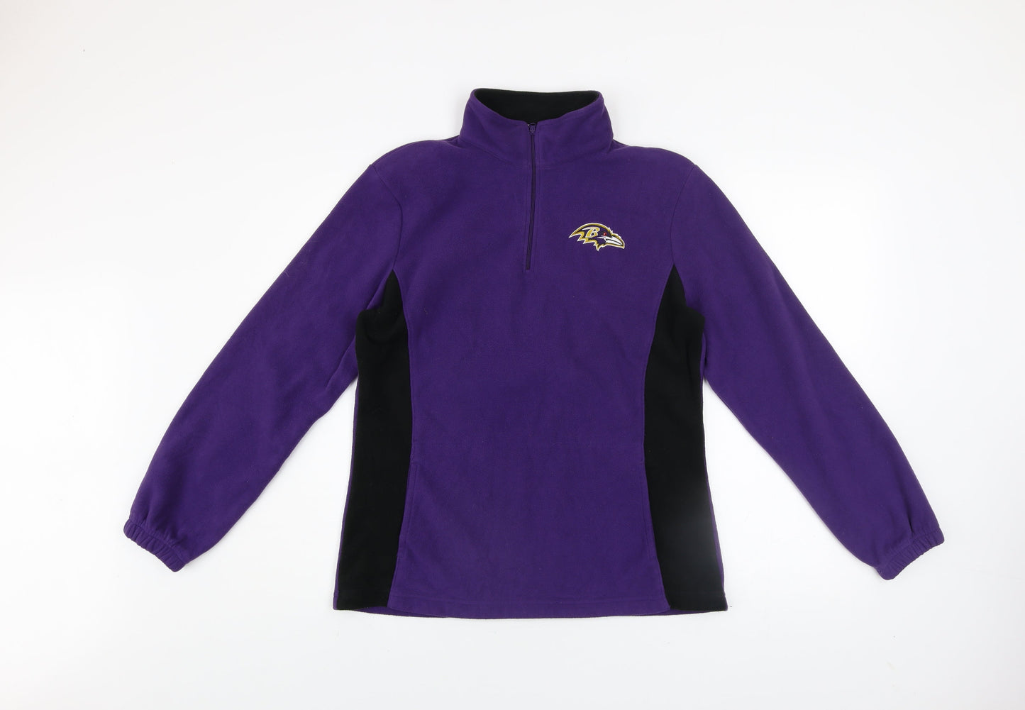 Womens UK Size M NFL Team Apparel Purple Pullover Sweatshirt