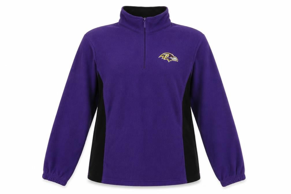 Womens UK Size M NFL Team Apparel Purple Pullover Sweatshirt