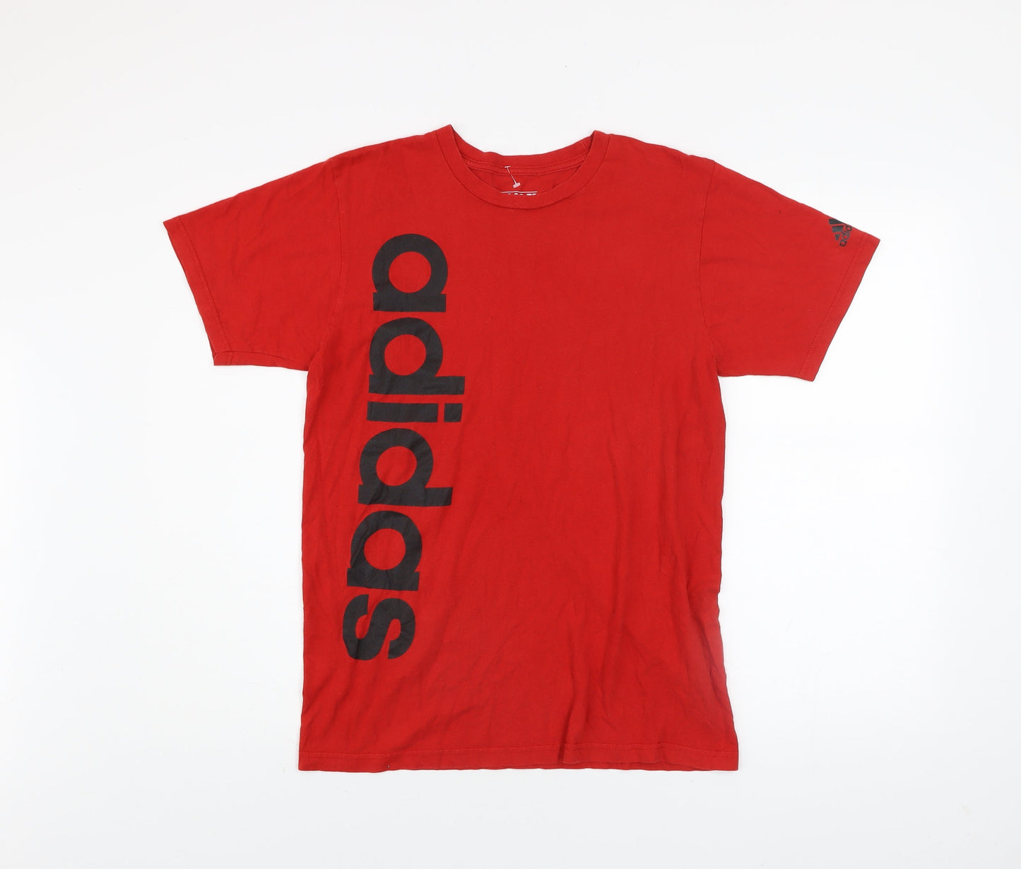Adidas Men's Red The Go-To Tee T-Shirt Size M Cotton Casual