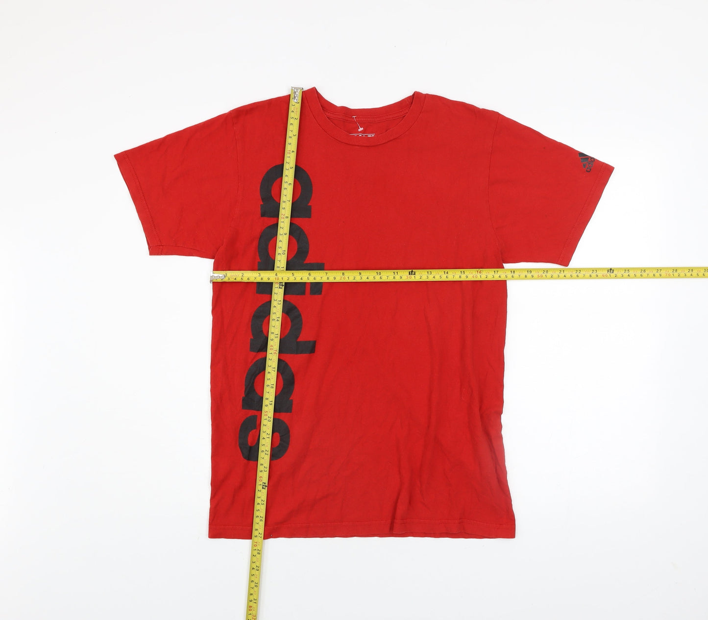 Adidas Men's Red The Go-To Tee T-Shirt Size M Cotton Casual