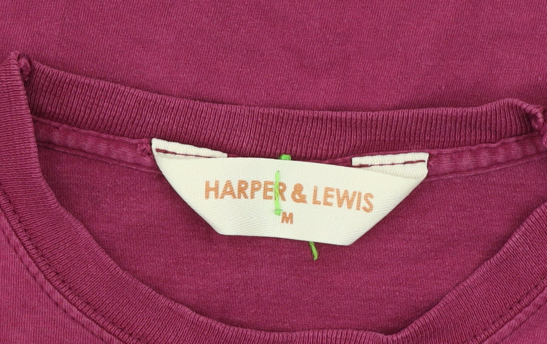 Mens UK Size M Harper & Lewis Red  T-Shirt