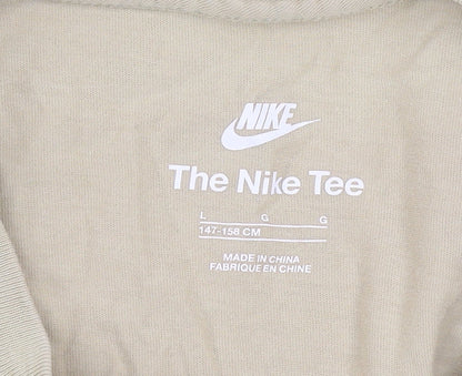 Boys UK Size L Nike Beige Basic T-Shirt