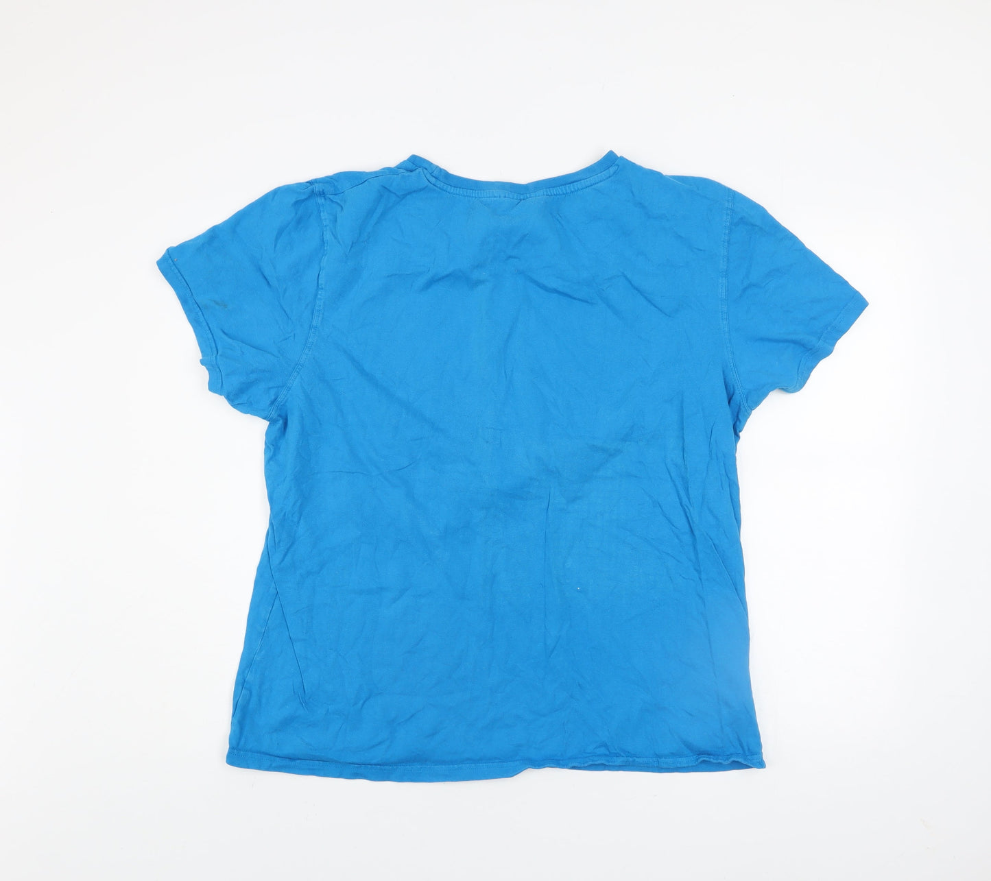 Superman Men's Blue 2XL Graphic Short Sleeve Cotton T-Shirt