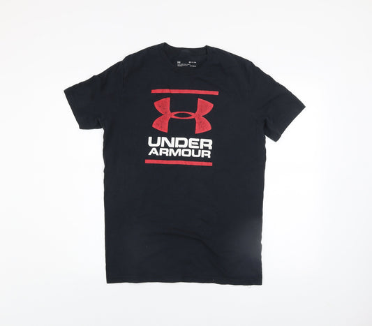 Under Armour Men’s Black Small HeatGear Sports T-Shirt