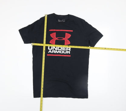 Under Armour Men’s Black Small HeatGear Sports T-Shirt