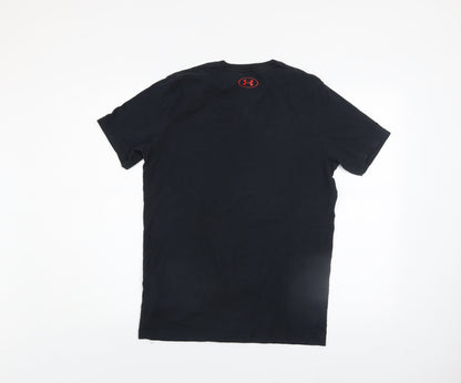 Under Armour Men’s Black Small HeatGear Sports T-Shirt
