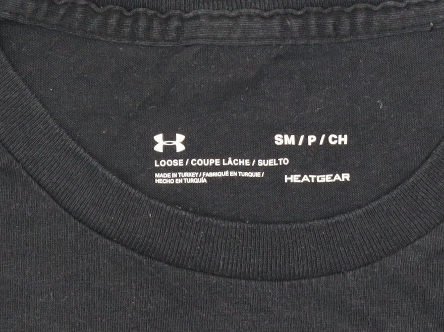 Under Armour Men’s Black Small HeatGear Sports T-Shirt