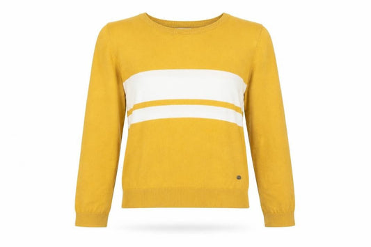 Womens UK Size 12 Pull&Bear Yellow Pullover Jumper