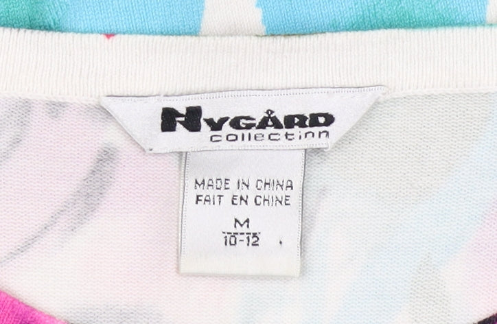 Womens UK Size M Nygard Collection Multicoloured Cardigan Jumper