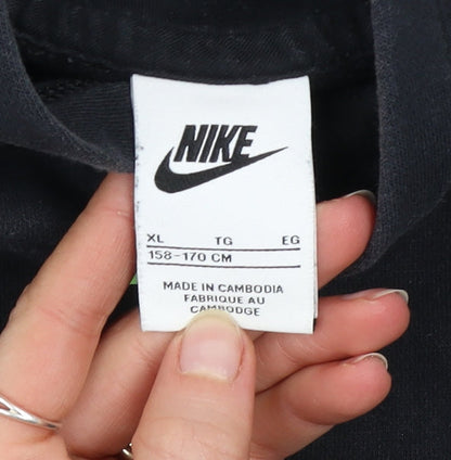 Boys UK Size XL Nike Black Pullover Hoodie