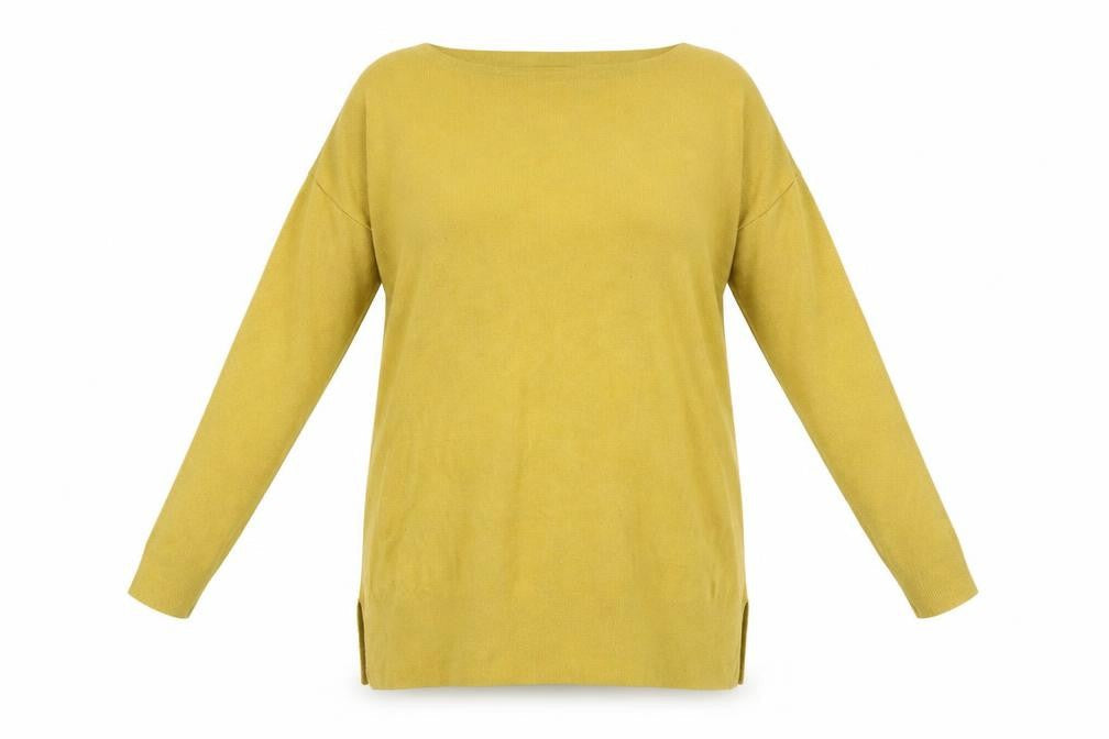 Womens UK Size 12 Joules Yellow Pullover Jumper