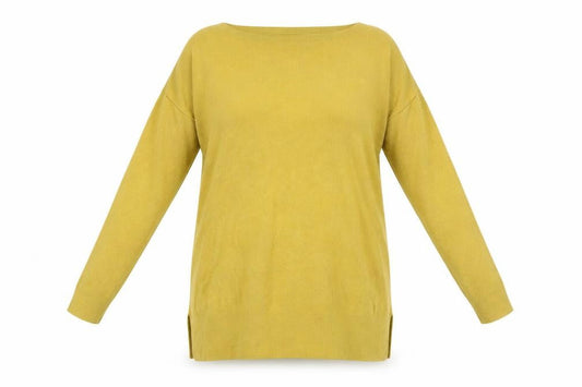 Womens UK Size 12 Joules Yellow Pullover Jumper