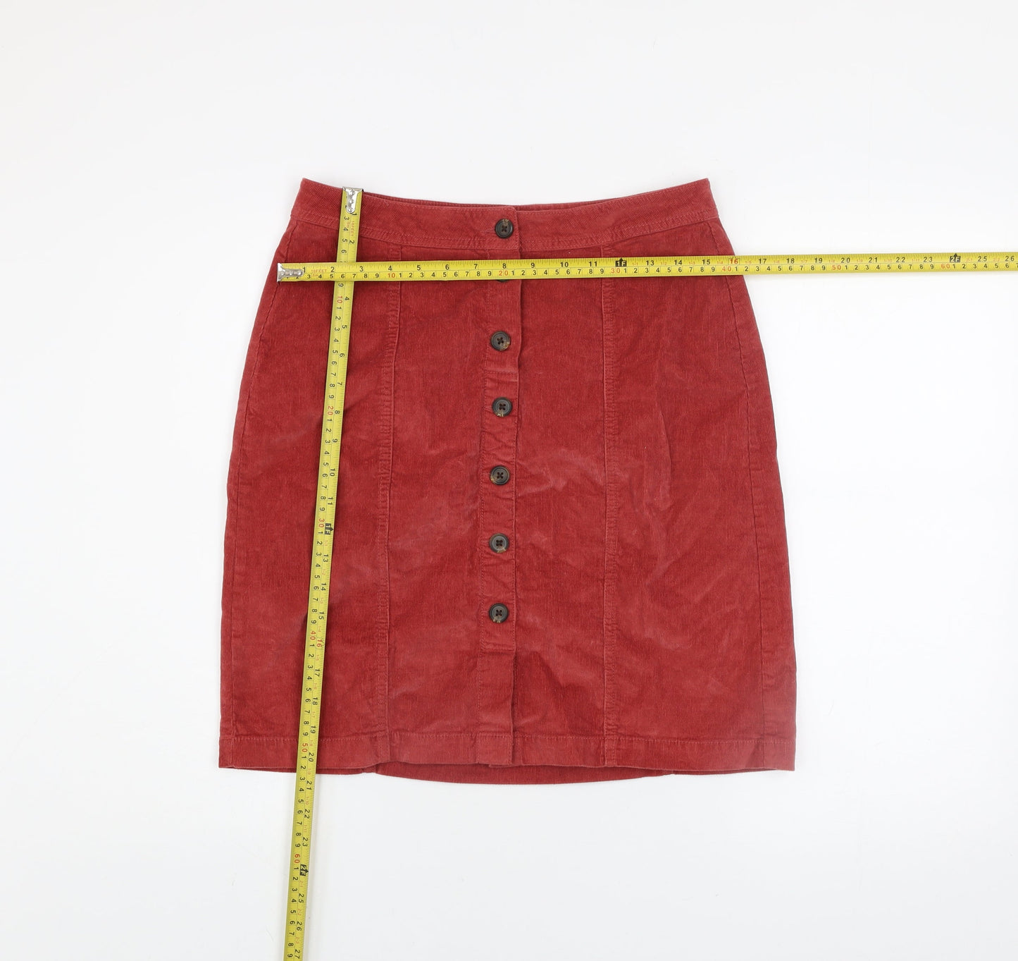 Womens UK Size M Denim jeans & Casuals Straight & Pencil Corduroy Skirt