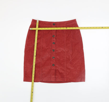 Womens UK Size M Denim jeans & Casuals Straight & Pencil Corduroy Skirt