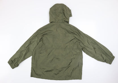 Womens UK Size 6 ASOS DESIGN Green Anorak Coat