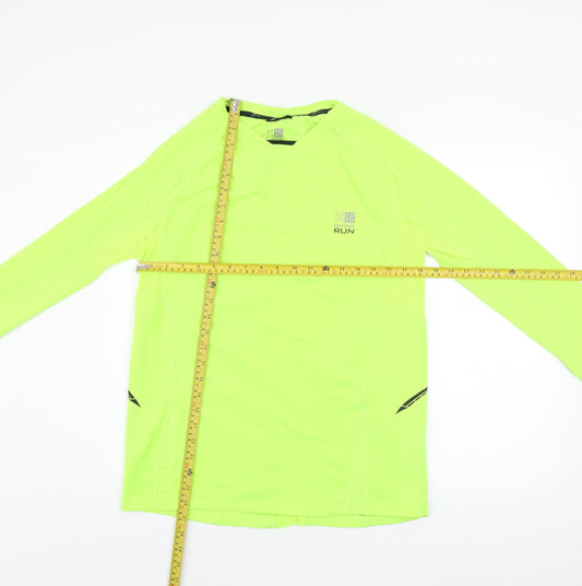 Mens UK Size M Karrimor Green Running & JoggingGym & TrainingWalking T-Shirt