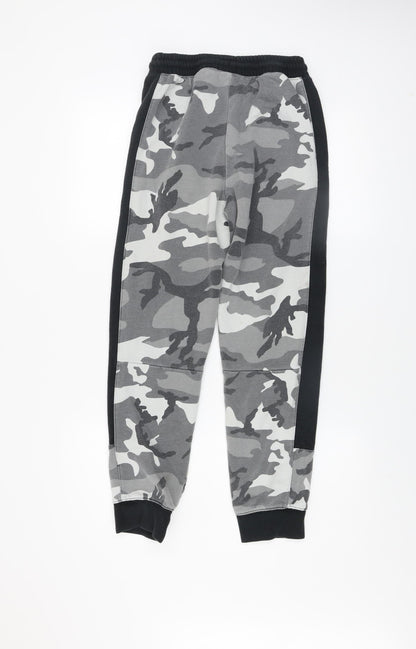 Jordan Boys Grey Camouflage Jogger Trousers 13-15 Years Elastic Waist