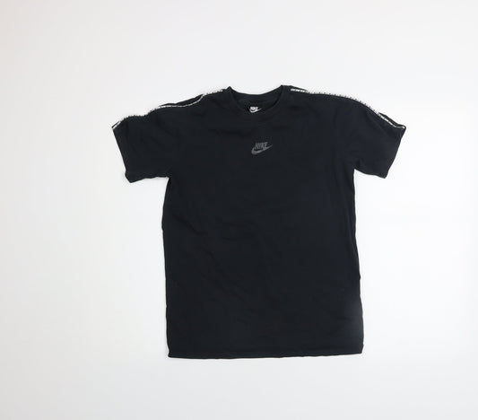 Boys UK Size 158 Nike Black Basic T-Shirt