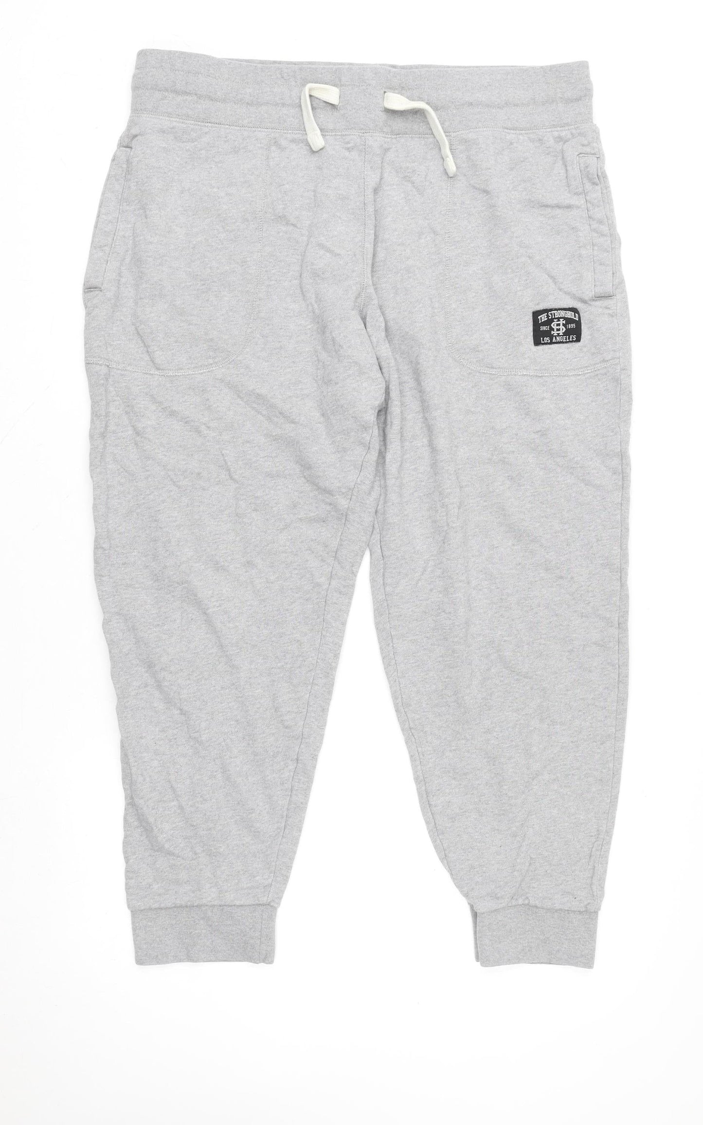 The Stronghold Men's Grey 2XL Jogger Sweatpants Elastic Waist Activewear