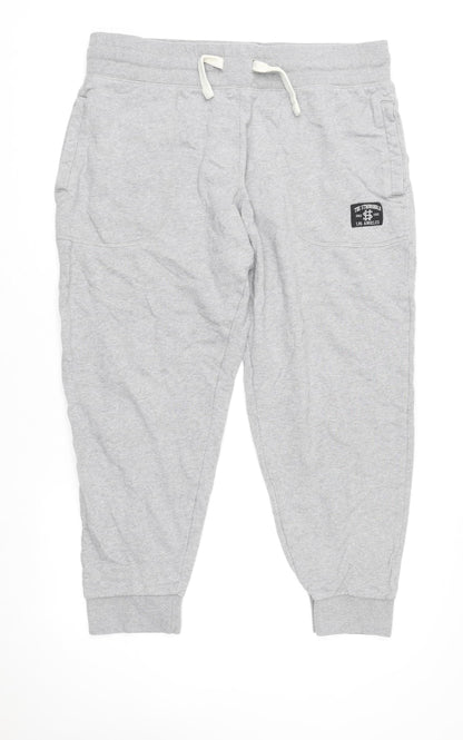 The Stronghold Men's Grey 2XL Jogger Sweatpants Elastic Waist Activewear