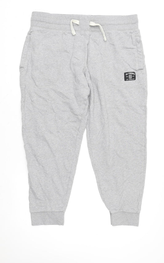 The Stronghold Men's Grey 2XL Jogger Sweatpants Elastic Waist Activewear