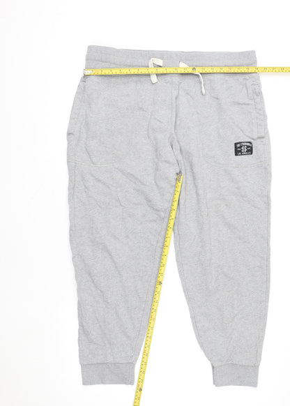 The Stronghold Men's Grey 2XL Jogger Sweatpants Elastic Waist Activewear