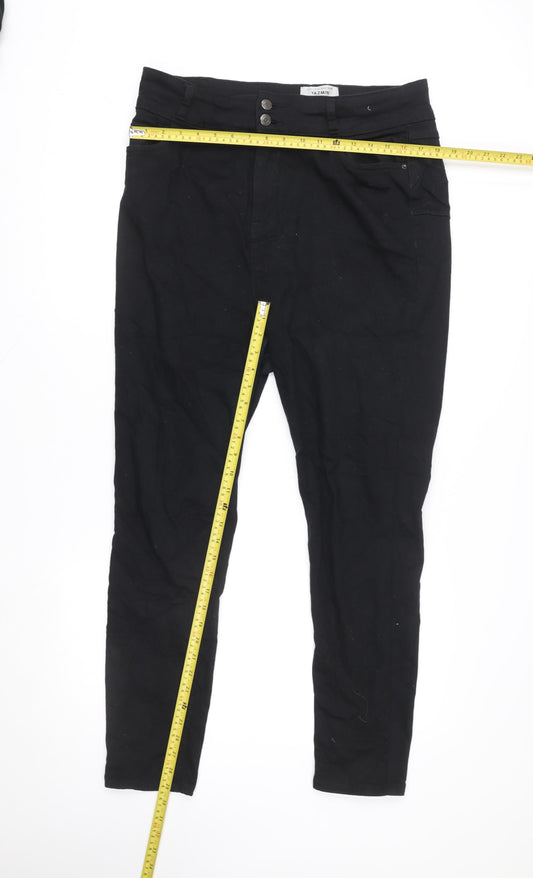 New Look Women’s Black Yazmin High Waist Skinny Jeans Size 18