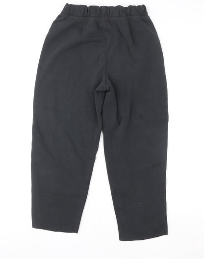 GAP Boys Black Fleece Sweatpants Size S Comfortable Elastic Waist