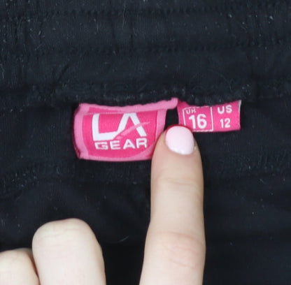 Womens UK Size 16 LA Gear Regular Fit Athletic Shorts