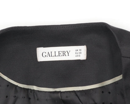 Womens UK Size 10 Gallery Black Basic Jacket