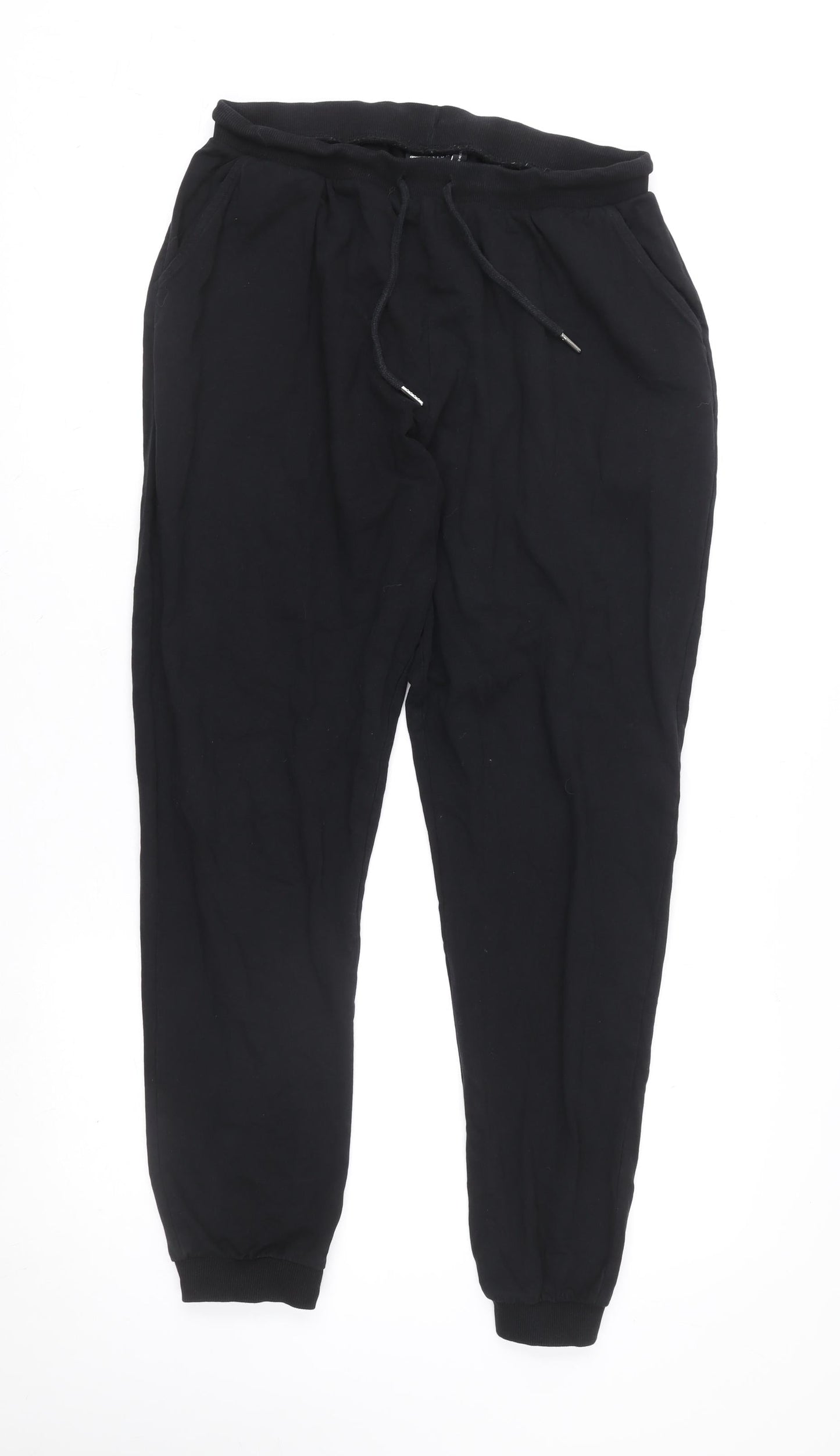 Womens UK Size 12 ASOS DESIGN Regular Fit Jogger Black Trousers