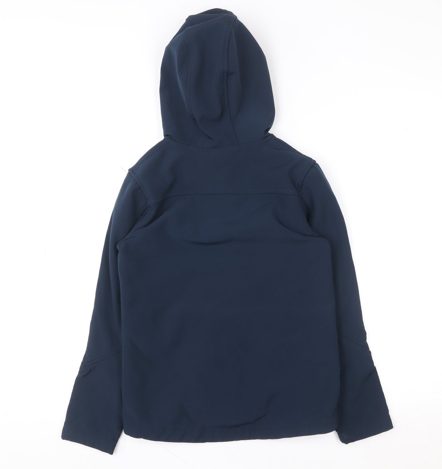 Mountain Warehouse Boys Blue Softshell Hooded Jacket 9-10 Years Waterproof