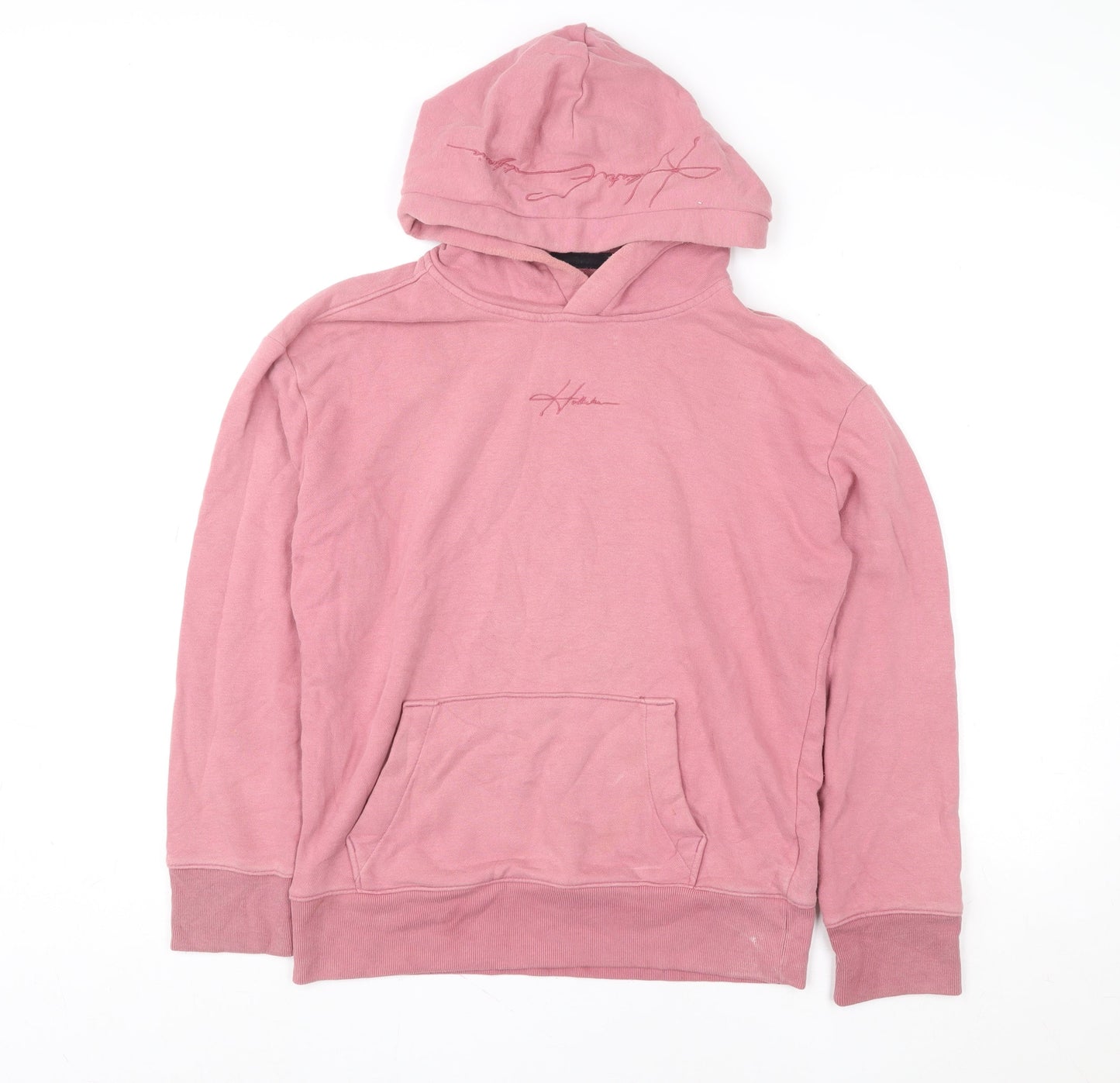 Hollister Women’s Pink Pullover Hoodie XS Cotton Blend Casual