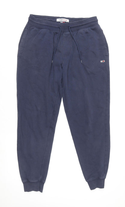 Tommy Jeans Men's Blue Jogger Trousers Size M Regular Fit