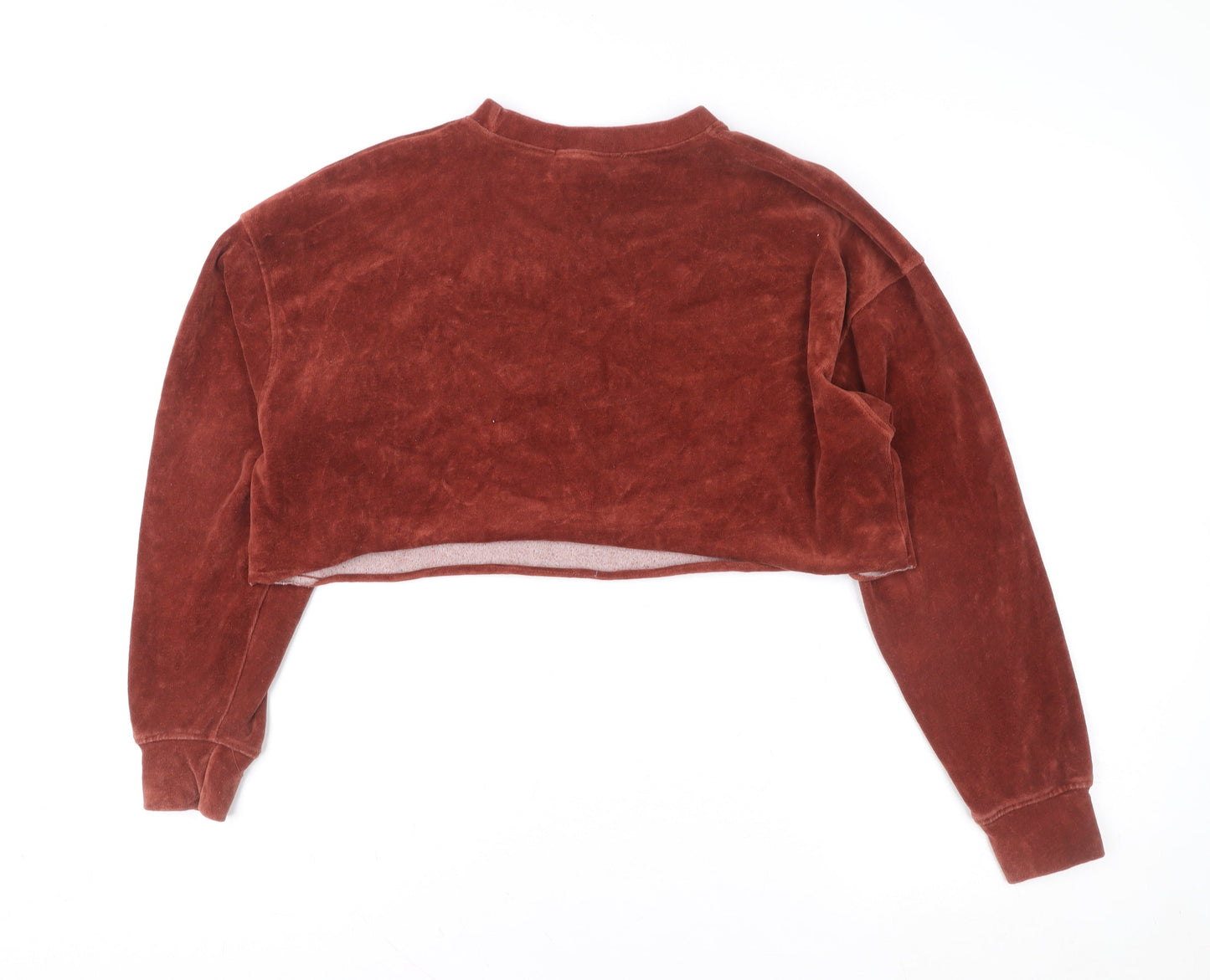 Womens UK Size 4 Missguided Brown Pullover Sweatshirt